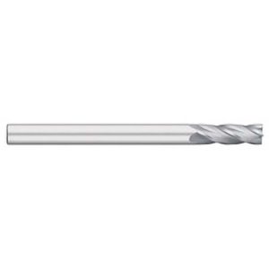 TITAN USA Square End Mill: 1/4" Dia, 1-1/2" LOC, 4 Flute, Solid Carbide TC17517