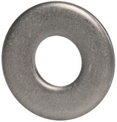 ELECTRO HARDWARE 10" Screw Standard Flat Washer: Grade 300 Stainless Steel, Passivated Finish MS15795-842