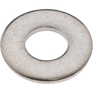 ELECTRO HARDWARE 1/4" Screw Standard Flat Washer: Grade 300 Stainless Steel, Plain Finish MS15795-810