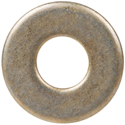 ELECTRO HARDWARE 10" Screw Standard Flat Washer: Steel, Cadmium-Plated MS27183-42