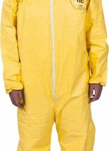 DUPONT Disposable Coveralls: Splash & Chemical Protection, Size 2X-Large, 2.5000 oz, Tychem 2000, Stormflaps Closure QC125SYL2X001200