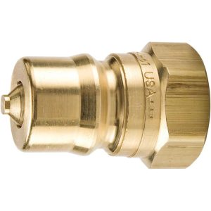PARKER Hydraulic Hose Female Pipe Rigid Nipple Fitting: Hose Size 1/8", 1/8-27 Thread, 1,000 psi BH1-61