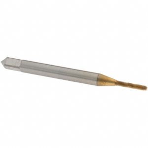 OSG Thread Forming Tap: #0-80 UNF, 2B Class of Fit, Modified Bottoming Chamfer, Cobalt, TiN Finish 1400100305
