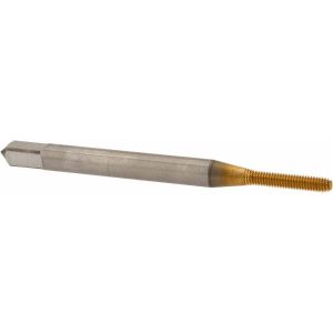 OSG Thread Forming Tap: #1-72 UNF, Modified Bottoming Chamfer, Cobalt, TiN Finish 1400101605