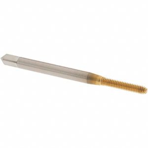 OSG Thread Forming Tap: #3-48 UNC, 2B Class of Fit, Modified Bottoming Chamfer, Cobalt, TiN Finish 1400103805