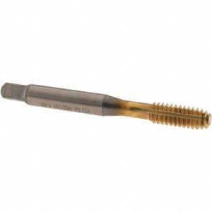 OSG Thread Forming Tap: 1/4-20 UNC, Modified Bottoming Chamfer, Cobalt, TiN Finish 1400126405