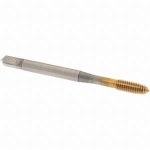 OSG Thread Forming Tap: #8-32 UNC, 2B Class of Fit, Plug Chamfer, Cobalt, TiN Finish 1400115405