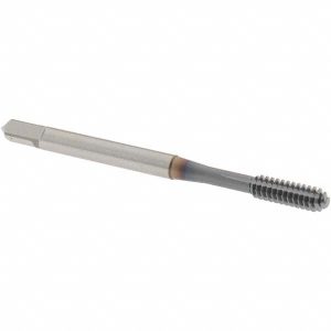 OSG Thread Forming Tap: #6-32 UNC, Bottoming, Powdered Metal High Speed Steel, TiCN Coated 1405003208