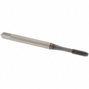 OSG Thread Forming Tap: #4-40 UNC, Modified Bottoming, Powdered Metal High Speed Steel, TiCN Coated 1405002508