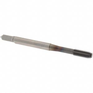 OSG Thread Forming Tap: #8-32 UNC, Modified Bottoming, Powdered Metal High Speed Steel, TiCN Coated 1405004408
