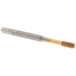 OSG Thread Forming Tap: M4x0.7 Metric Coarse, 6H Class of Fit, Modified Bottoming Chamfer, Cobalt, TiN Finish 1410102705