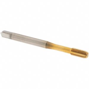 OSG Thread Forming Tap: M5x0.8 Metric Coarse, 6H Class of Fit, Modified Bottoming Chamfer, Cobalt, TiN Finish 1410103305