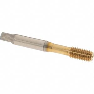OSG Thread Forming Tap: M8x1.25 Metric Coarse, 6H Class of Fit, Modified Bottoming Chamfer, Cobalt, TiN Finish 1410104505