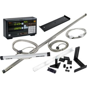 MITUTOYO 2-Axis Lathe Package with DRO, 12" X-Axis Travel, 60" Z-Axis Travel 64PKA050B