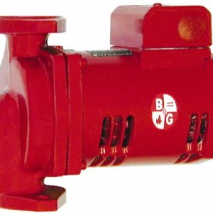 BELL & GOSSETT 1/12 hp, 8-5/8" Long, 1 Phase, Cast Iron Housing, Noryl Impeller, Inline Circulator Pump 1BL012