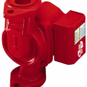 BELL & GOSSETT 1/25 hp, 5-9/16" Long, 1 Phase, Cast Iron Housing, Polypropylene Impeller, Inline Circulator Pump 103251