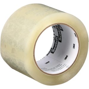 3M Box Sealing & Label Protection Tape; Tape Number: 311+ ; Thickness (mil): 2.0500 ; Length (Yards - 2 Decimals): 109.36 ; Length: 100.00 ; Color: Transparent ; Adhesive Type: Pressure-Sensitive Acrylic 7100253843