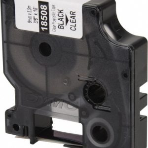 DYMO Permanent Polyester Tape: 18', Clear 18508DMO