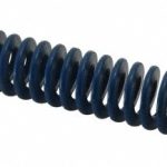 ASSOCIATED SPRING RAYMOND Die Spring: 1" Hole Dia, 1/2" Rod Dia, 7" Free Length, Blue 103-528