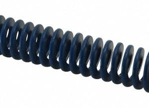 ASSOCIATED SPRING RAYMOND Die Spring: 1" Hole Dia, 1/2" Rod Dia, 7" Free Length, Blue 103-528