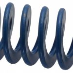 ASSOCIATED SPRING RAYMOND Die Spring: 1-1/4" Hole Dia, 5/8" Rod Dia, 2" Free Length, Blue 103-608