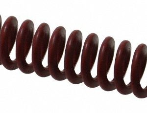 ASSOCIATED SPRING RAYMOND Die Spring: 1/2" Hole Dia, 9/32" Rod Dia, 2-1/2" Free Length, Red 104-210