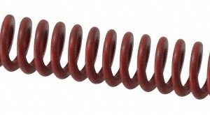 ASSOCIATED SPRING RAYMOND Die Spring: 1/2" Hole Dia, 9/32" Rod Dia, 3-1/2" Free Length, Red 104-214