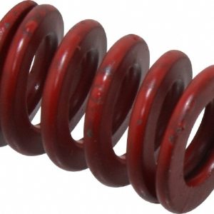 ASSOCIATED SPRING RAYMOND Die Spring: 3/4" Hole Dia, 3/8" Rod Dia, 1" Free Length, Red 104-404