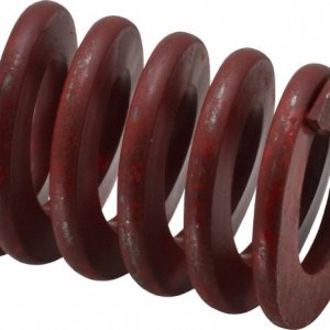 ASSOCIATED SPRING RAYMOND Die Spring: 1" Hole Dia, 1/2" Rod Dia, 1-1/4" Free Length, Red 104-505
