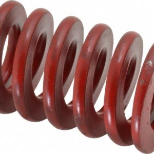 ASSOCIATED SPRING RAYMOND Die Spring: 1" Hole Dia, 1/2" Rod Dia, 1-1/2" Free Length, Red 104-506