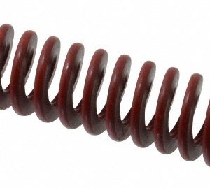 ASSOCIATED SPRING RAYMOND Die Spring: 1" Hole Dia, 1/2" Rod Dia, 4-1/2" Free Length, Red 104-518