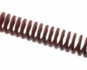 ASSOCIATED SPRING RAYMOND Die Spring: 1" Hole Dia, 1/2" Rod Dia, 8" Free Length, Red 104-532