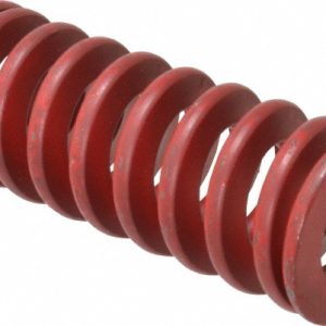 ASSOCIATED SPRING RAYMOND Die Spring: 1-1/4" Hole Dia, 5/8" Rod Dia, 3" Free Length, Red 104-612
