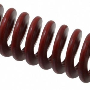 ASSOCIATED SPRING RAYMOND Die Spring: 1-1/4" Hole Dia, 5/8" Rod Dia, 3-1/2" Free Length, Red 104-614