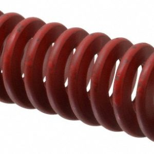 ASSOCIATED SPRING RAYMOND Die Spring: 1-1/4" Hole Dia, 5/8" Rod Dia, 4" Free Length, Red 104-616