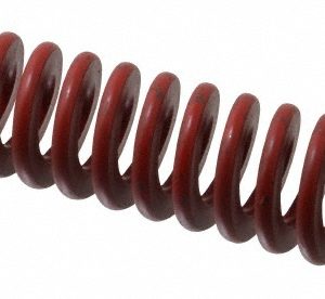 ASSOCIATED SPRING RAYMOND Die Spring: 1-1/4" Hole Dia, 5/8" Rod Dia, 5" Free Length, Red 104-620
