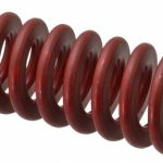 ASSOCIATED SPRING RAYMOND Die Spring: 1-1/2" Hole Dia, 3/4" Rod Dia, 4" Free Length, Red 104-716