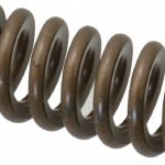ASSOCIATED SPRING RAYMOND Die Spring: 1/2" Hole Dia, 9/32" Rod Dia, 1" Free Length, Gold 105-204