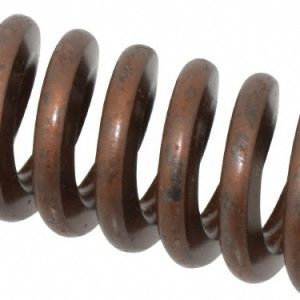 ASSOCIATED SPRING RAYMOND Die Spring: 1" Hole Dia, 1/2" Rod Dia, 2" Free Length, Gold 105-508