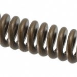 ASSOCIATED SPRING RAYMOND Die Spring: 1" Hole Dia, 1/2" Rod Dia, 5-1/2" Free Length, Gold 105-522