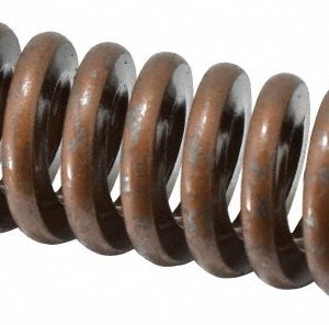 ASSOCIATED SPRING RAYMOND Die Spring: 1-1/4" Hole Dia, 5/8" Rod Dia, 3-1/2" Free Length, Gold 105-614