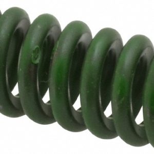 ASSOCIATED SPRING RAYMOND Die Spring: 1/2" Hole Dia, 9/32" Rod Dia, 1" Free Length, Green 106-204