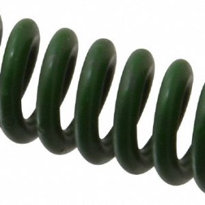 ASSOCIATED SPRING RAYMOND Die Spring: 1/2" Hole Dia, 9/32" Rod Dia, 1-1/4" Free Length, Green 106-205