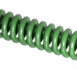 ASSOCIATED SPRING RAYMOND Die Spring: 1/2" Hole Dia, 9/32" Rod Dia, 2-1/2" Free Length, Green 106-210