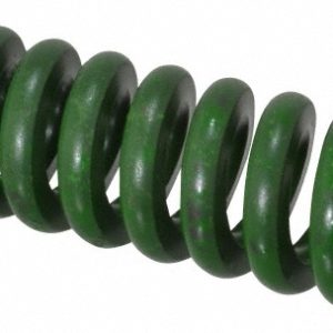 ASSOCIATED SPRING RAYMOND Die Spring: 1" Hole Dia, 1/2" Rod Dia, 3" Free Length, Green 106-512