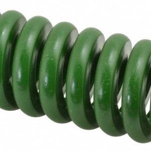 ASSOCIATED SPRING RAYMOND Die Spring: 1-1/4" Hole Dia, 5/8" Rod Dia, 3" Free Length, Green 106-612