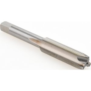 HERTEL Spiral Point STI Tap: M10 x 1 Metric Fine, 3 Flutes, Plug, High Speed Steel, Bright/Uncoated 007288AS