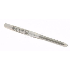 HERTEL Spiral Point STI Tap: M2.5 x 0.45 Metric Coarse, 2 Flutes, Plug, High Speed Steel, Bright/Uncoated K007280AS