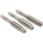 HERTEL Tap Set: 1/2-13 UNC, 4 Flute, High Speed Steel, Bright Finish K008989AS