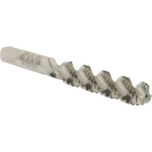 HERTEL 3/8-16 UNC, 3 Flute, 52&deg; Helix, Bottoming Chamfer, Bright Finish, High Speed Steel Spiral Flute STI Tap K007335AS